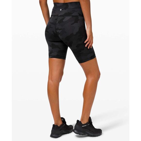 Lululemon Wunder Train HR Short 8" Size 0 Camo Everlux EUC - Picture 2 of 5